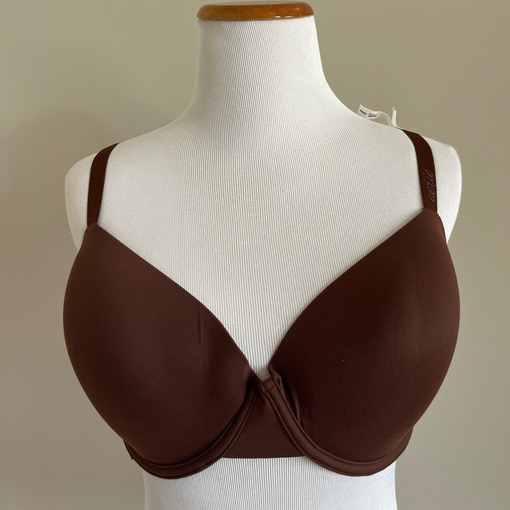 Smoothez Brown Demi Lightly Lined Underwire Bra Size 32DDD NEW